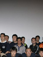 天橋立を世界遺産にする会のメンバーと一緒に記念撮影