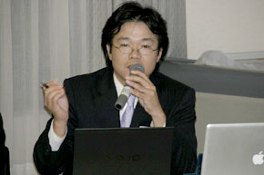 １時限目の講師は松本副チームリーダー。ＪＣの基礎等を講義していただきました