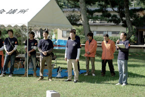 10月事業の開会です。司会は安田副委員長