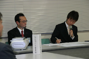今回の例会司会は日下部君