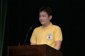 本事業司会の今井君