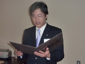 松本副チームリーダーによるJC宣言並びに綱領唱和